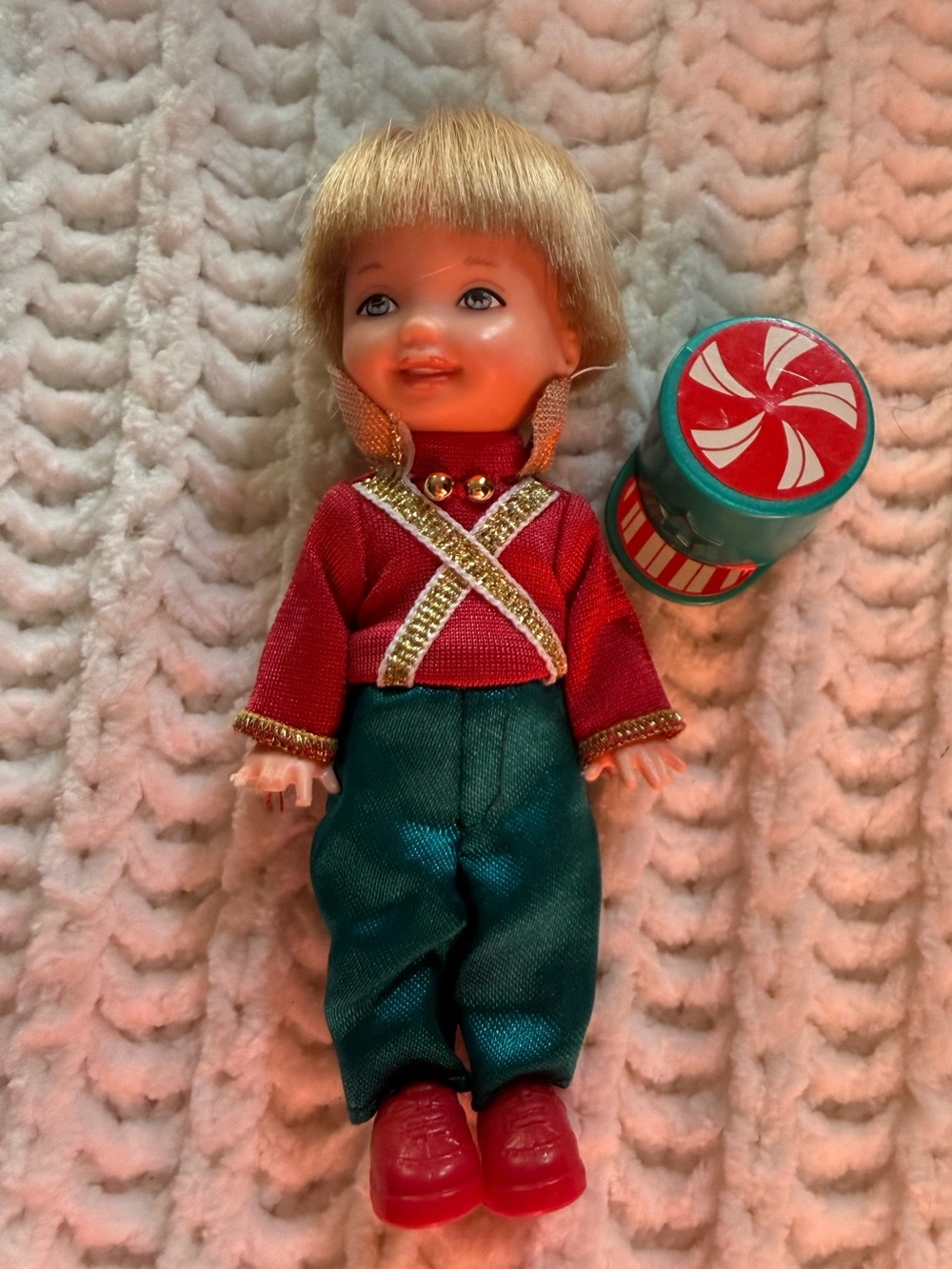 Vintage 2001 Barbie Nutcracker Doll Tommy as Major Mint in Uniform